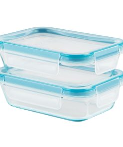 Snapware Total Solution Pyrex 4-piece Glass Storage Set with Plastic Lids